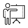 Support and training icon